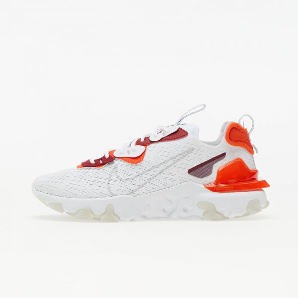 Nike React Vision White/ Lt Smoke Grey-Team Orange-Team Red