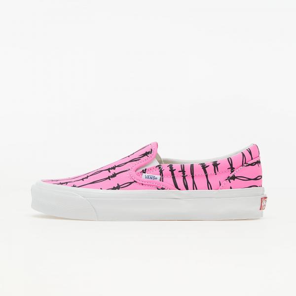 Vans Vault OG Classic Slip-On (Canvas) Spring Palm/ Barbed Wire