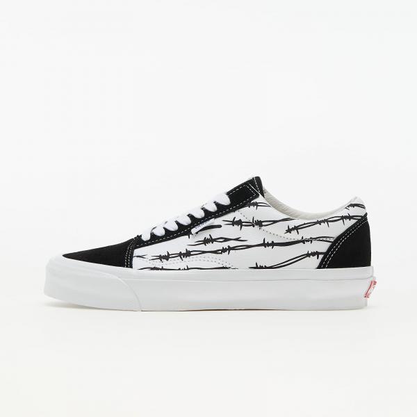 Vans Vault Old Skool NS OG LX (Suede/ Canvas) Barbed Wire/ Black/ True White