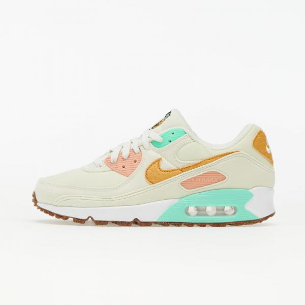 Nike W Air Max 90 LX Coconut Milk/ Metallic Gold-Green Glow