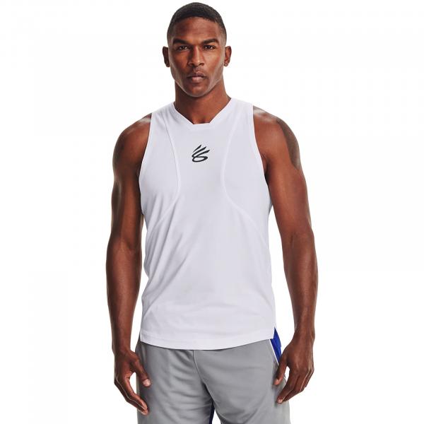Under Armour Curry Performance Tank White