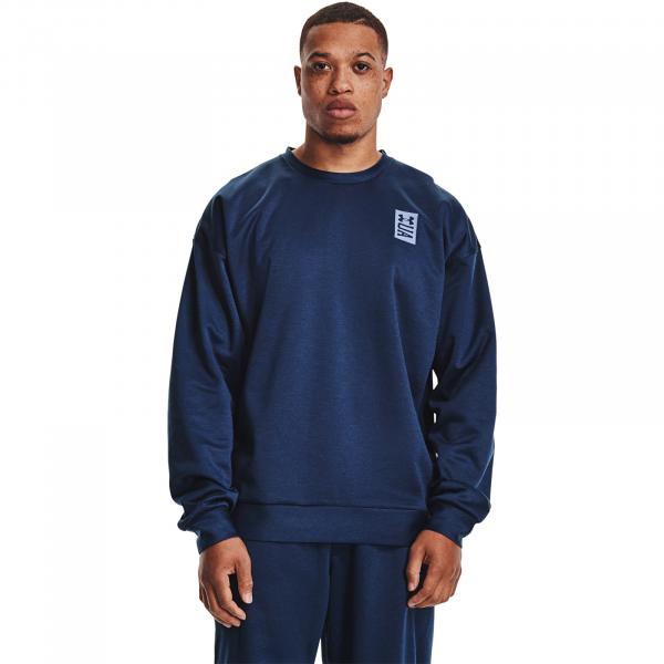 Under Armour Recover Ls Crew Navy
