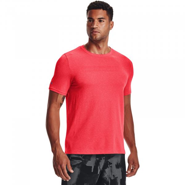 Under Armour Rush Seamless Novelty Ss Red