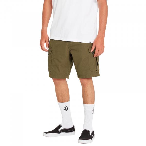 Volcom Miter III Cargo Shorts 20 Military