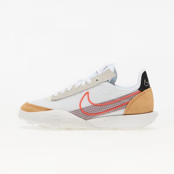 Nike Waffle Racer 2X White/ Bright Crimson-Team Red
