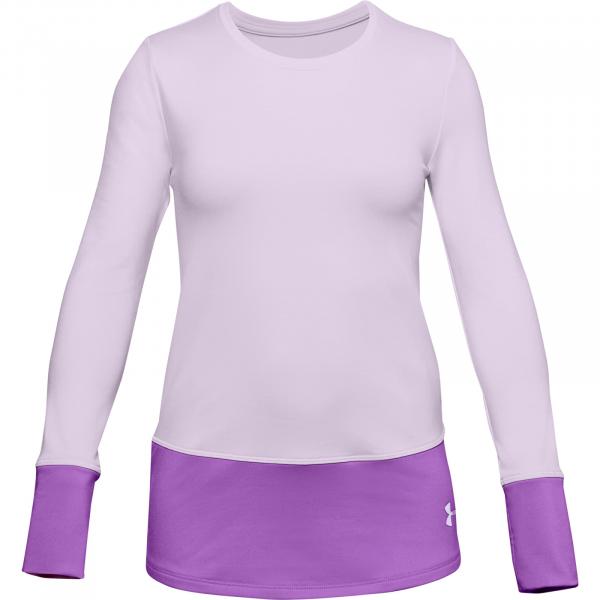 Under Armour Y Coldgear Ls Crew Purple