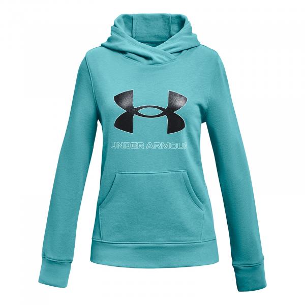 Under Armour Y Rival Fleece Logo Hoodie Blue