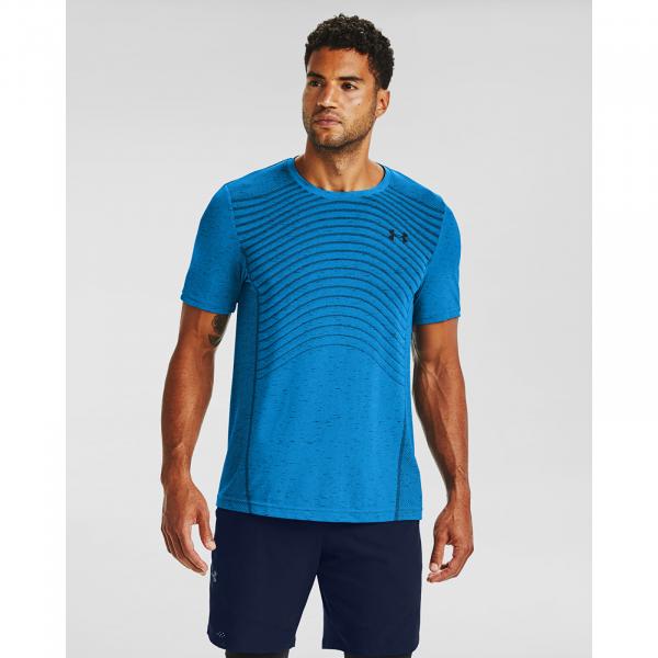 Under Armour Seamless Wave Tee Blue