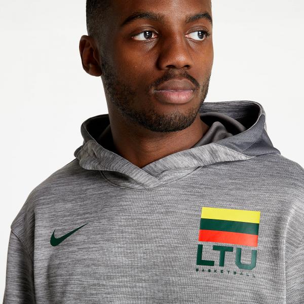 Nike Men's Basketball Hoodie Dk Grey Heather/ Dark Grey