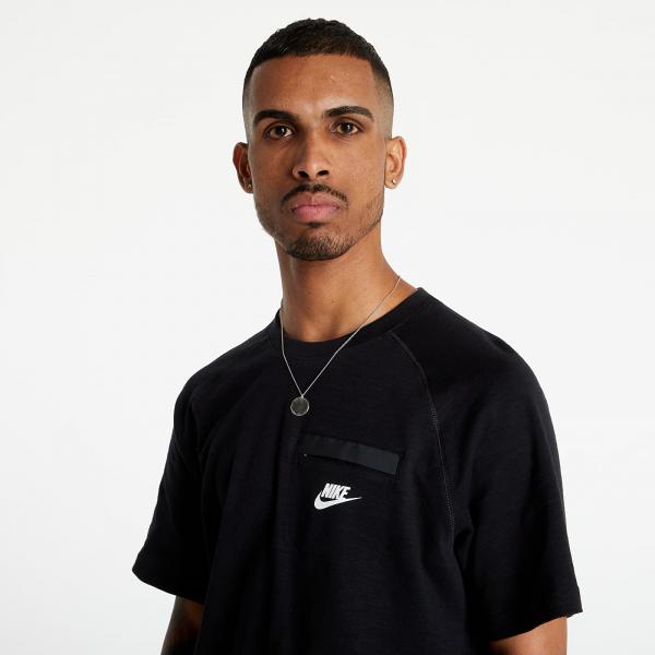 Nike Sportswear Me SS LTWT Top Black/ White