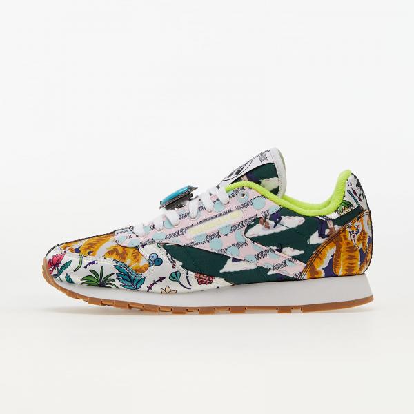 Reebok Classic Leather "Jurassic Park" Black/ Ftwr White/ Acid Yellow