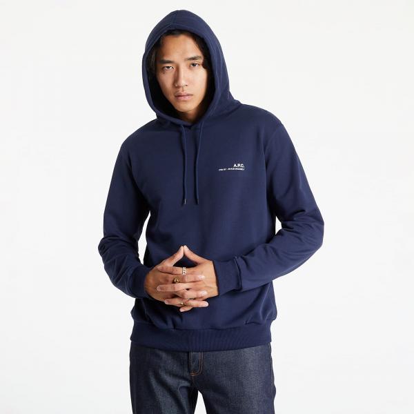 A.P.C. Item Logo Hoodie Dark Navy