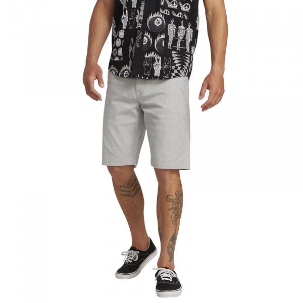 Volcom Frckn Mdn Stretch Shorts Grey