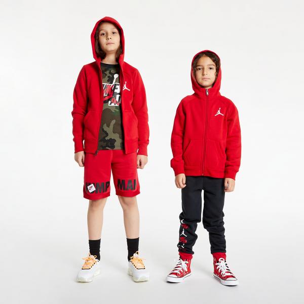 Air Jordan Jumpman Fleece FZ Hoodie (2-7Y) Red