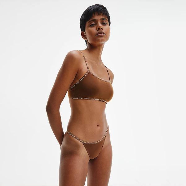 Calvin Klein Thong 2 Pack Cinnamon
