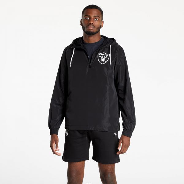 New Era NFL Outline Logo Windbreaker Las Vegas Raiders Black/ White