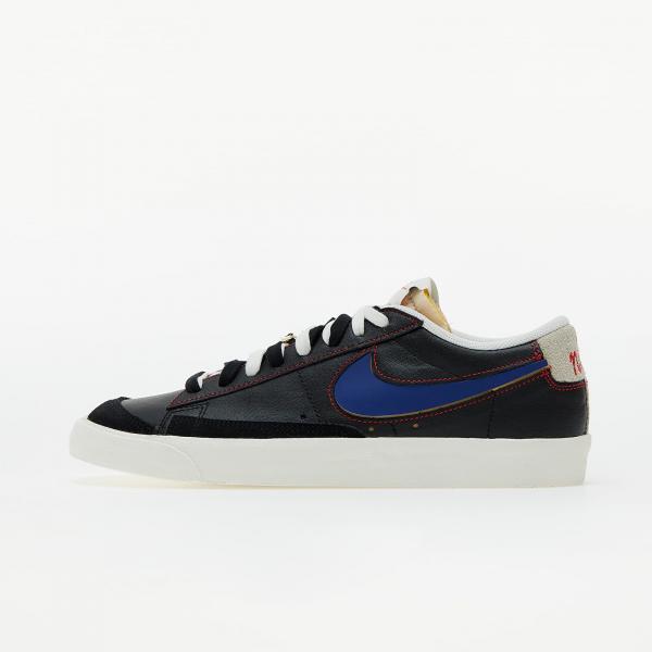 Nike Blazer Low '77 Premium Black/ Deep Royal Blue-Light Stone