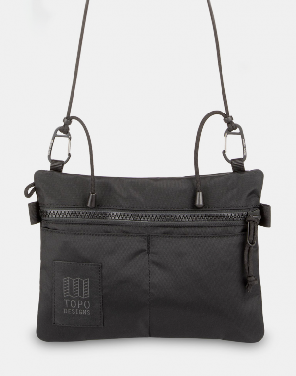 Topo Designs Carabiner Shoulder Accessory Bag Black/Black