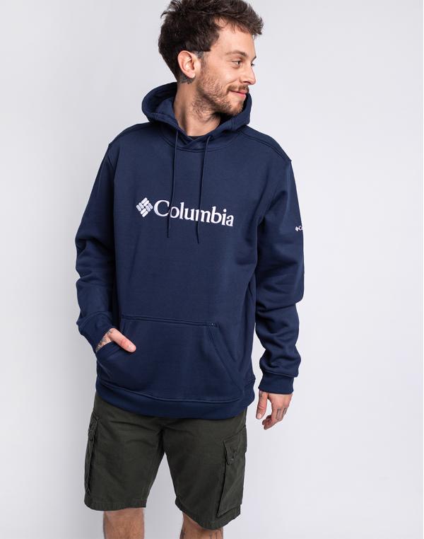 Columbia CSC Basic Logo Hoodie Collegiate Navy, White M