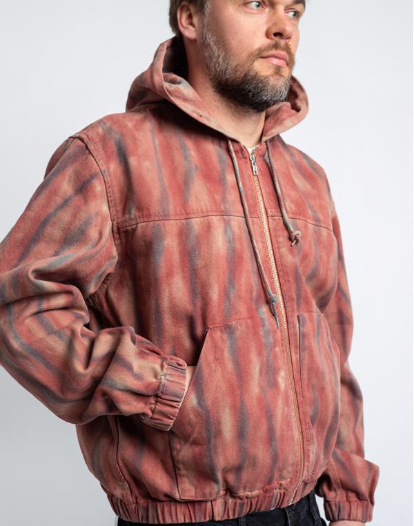 Stüssy Dyed Work Jacket RUST M