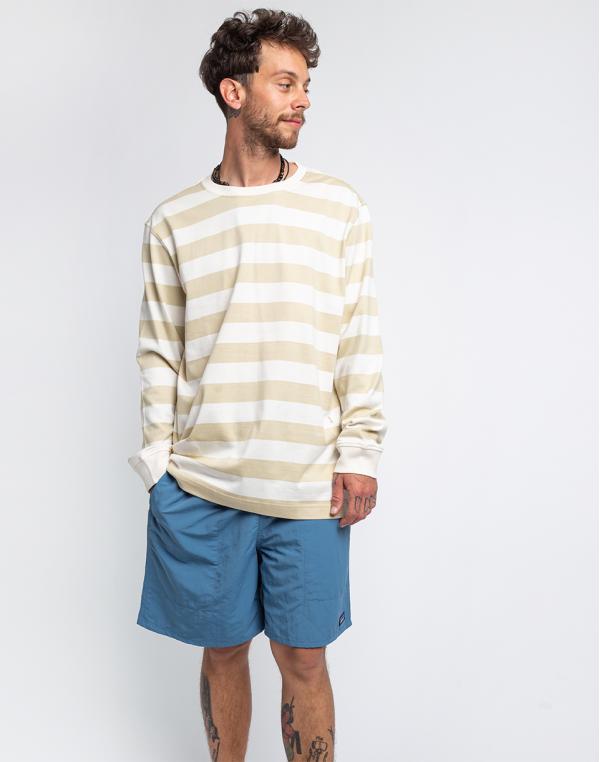 Armedangels Elmaar Stripes linen-off white S