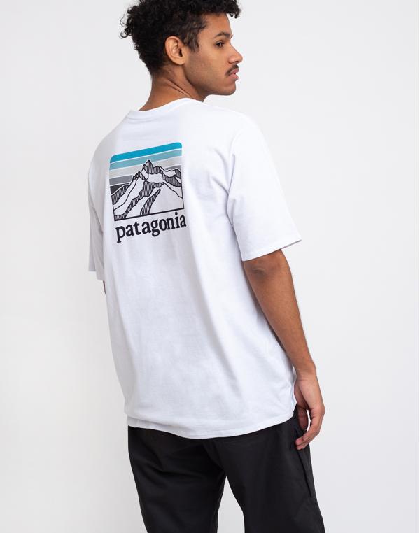 Patagonia M's Line Logo Ridge Pocket Responsibili-Tee White S