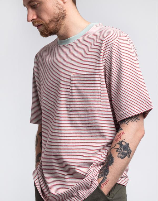 Stüssy Mini Stripe Crew SAGE XL