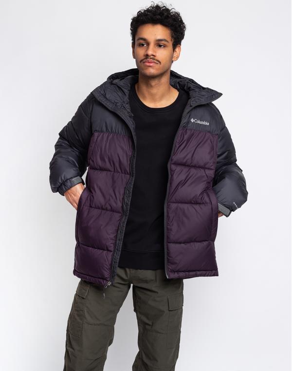 Columbia Pike Lake Hooded Jacket Dark Purple, Sh S