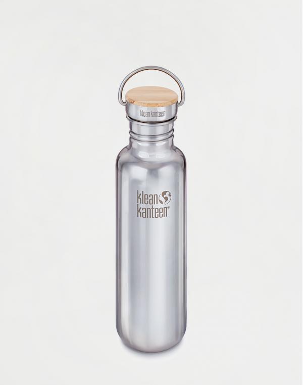 Klean Kanteen Reflect 800 ml (w/Bamboo Cap) Mirrored Stainless