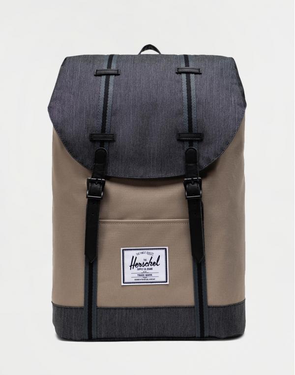 Herschel Supply Retreat Timberwolf/Black Denim