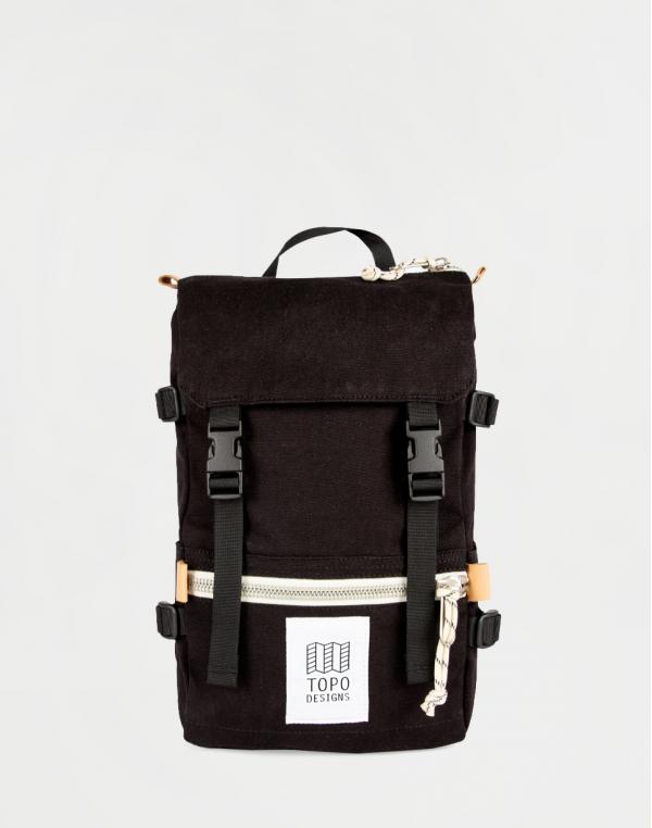 Topo Designs Rover Pack Mini Black Canvas