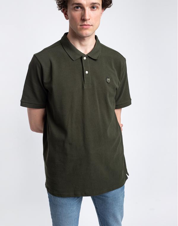 Knowledge Cotton Rowan Basic Polo 1090 Forrest Night S