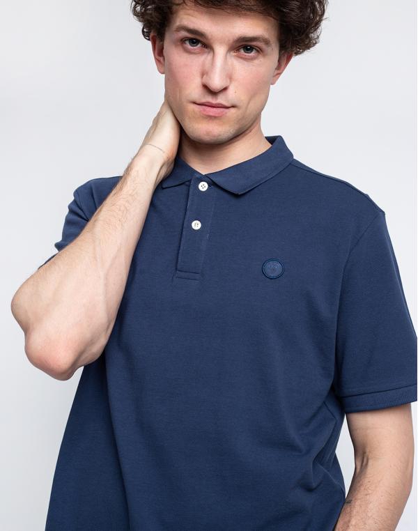 Knowledge Cotton Rowan Basic Polo 1188 Dark Denim M