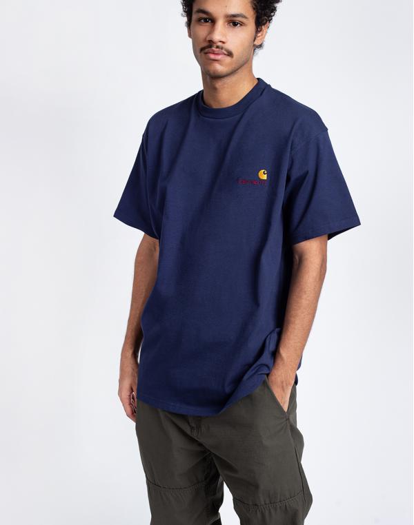 Carhartt WIP S/S American Script T-Shirt Space L