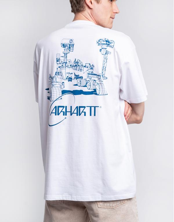 Carhartt WIP S/S Orbit T-Shirt White / Blue M
