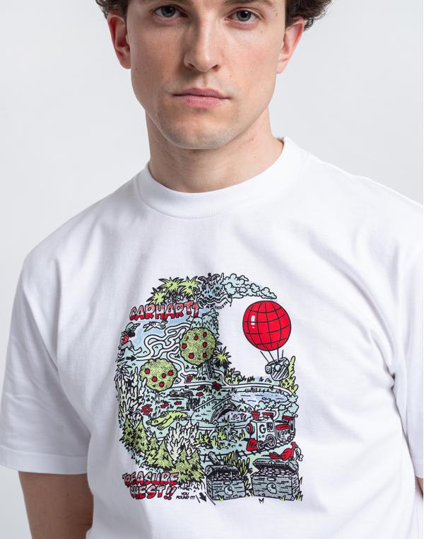 Carhartt WIP S/S Treasure C T-Shirt White M