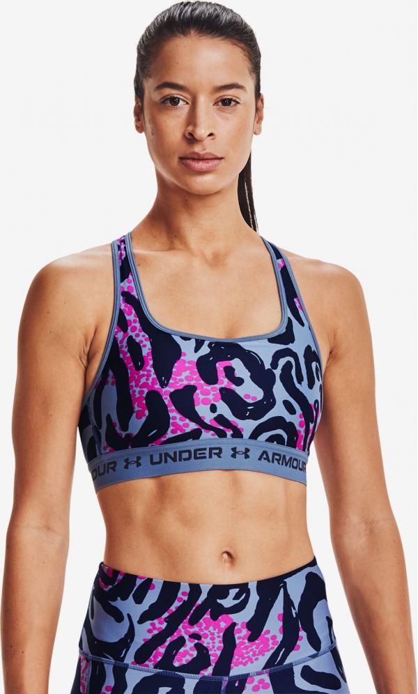 Crossback Mid Print Podprsenka Under Armour