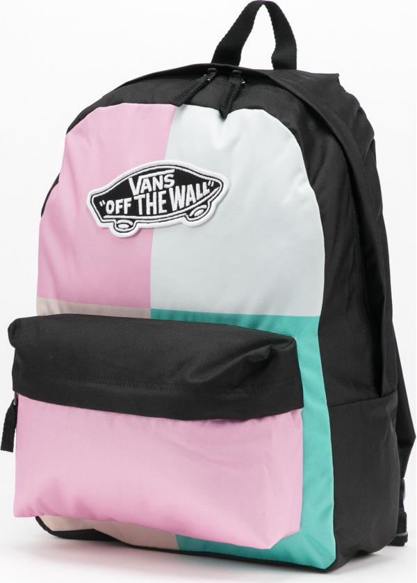 Vans WM Realm Backpack černý / světle fialový / mentolový