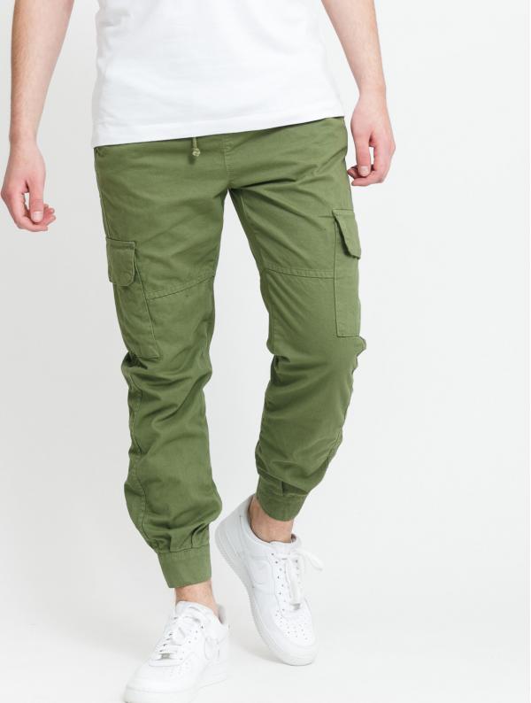 Urban Classics ilitary Jogg Pants olivové