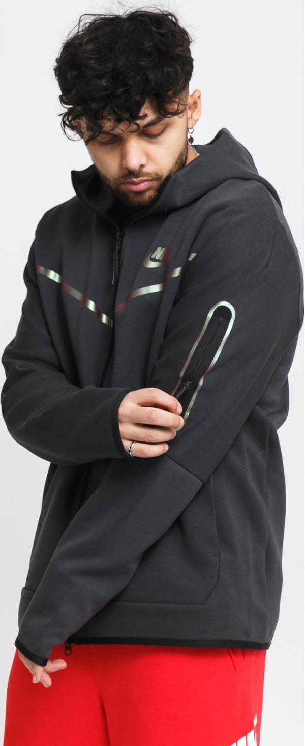 Nike M NSW Tech Fleece FZ Hoodie tmavě šedá