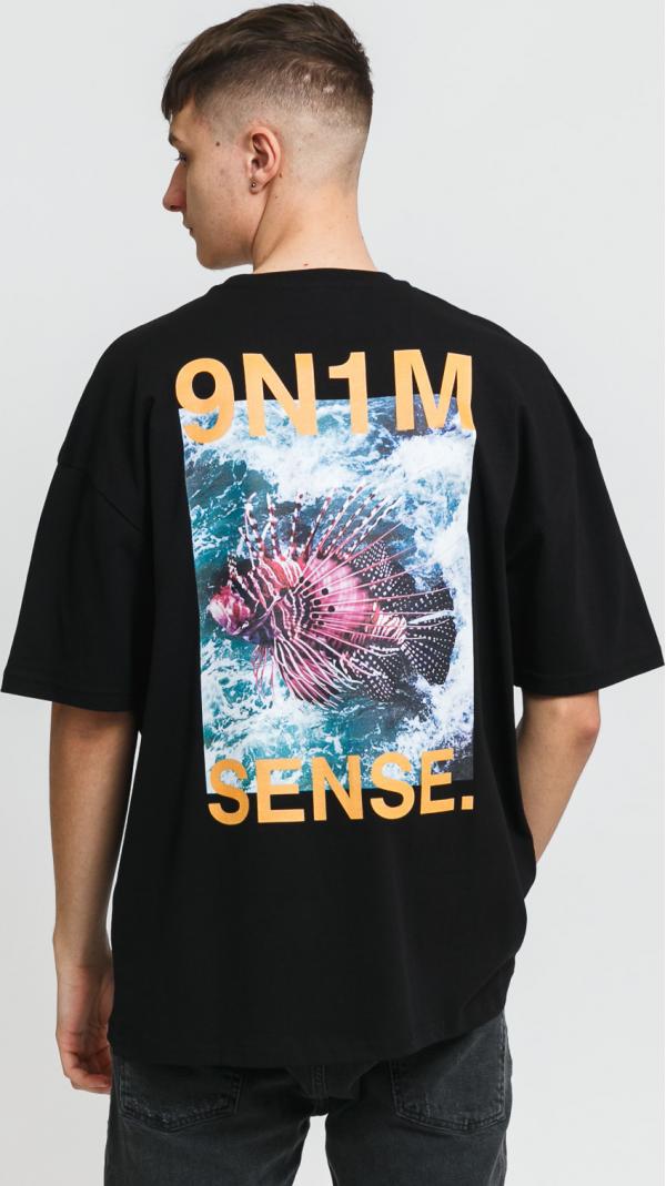 9N1 SENSE. Puffer Fish Tee černé