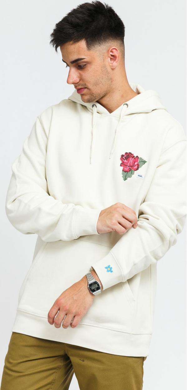 Vans N Anaheim Needlepoit Floral Hoodie krémová