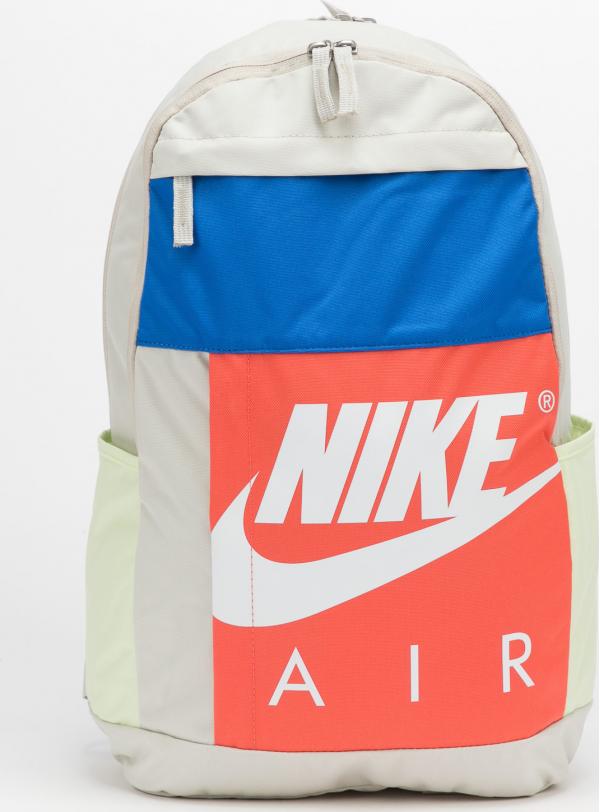 Nike NK ELMNTL Backpack - NK Air šedý / modrý / červený