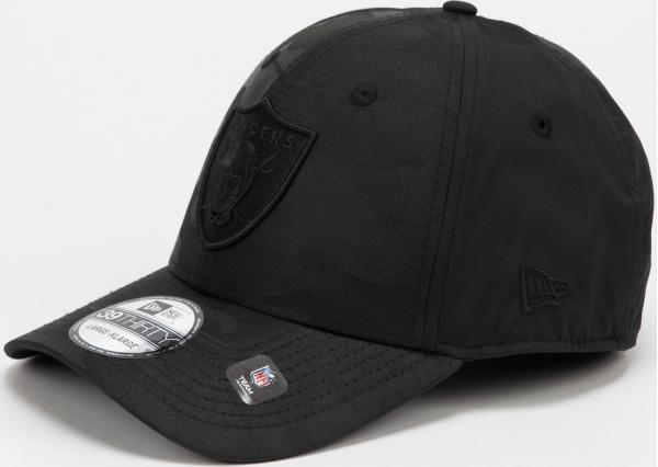 New Era 3930 NFL Black Camo Raiders černá