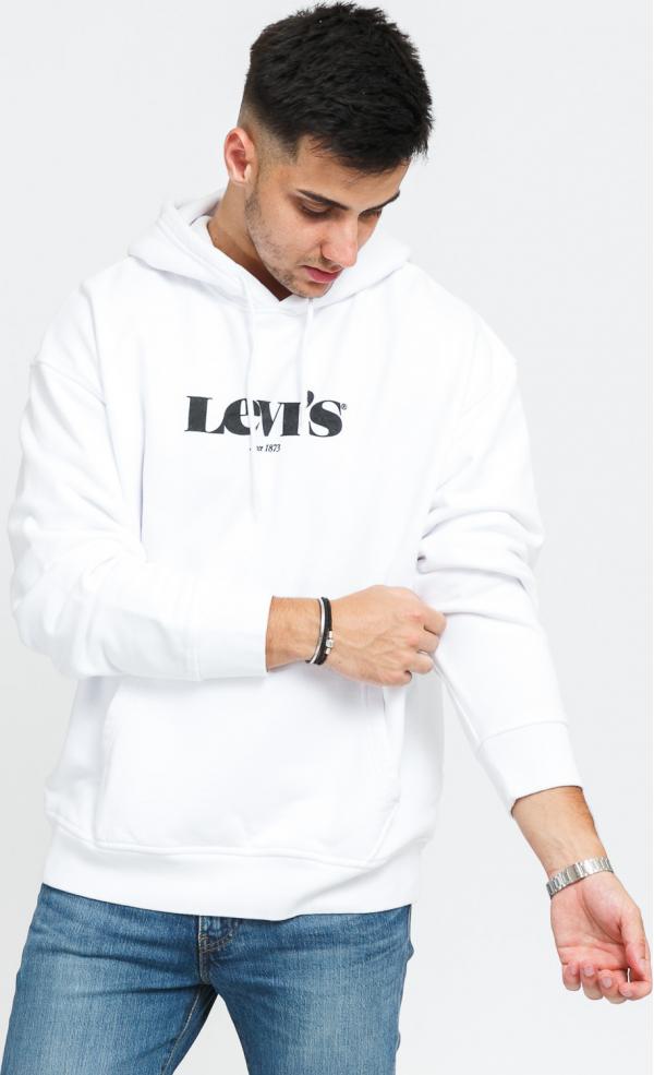 evi's ® Relaxed Graphic Hoodie bílá