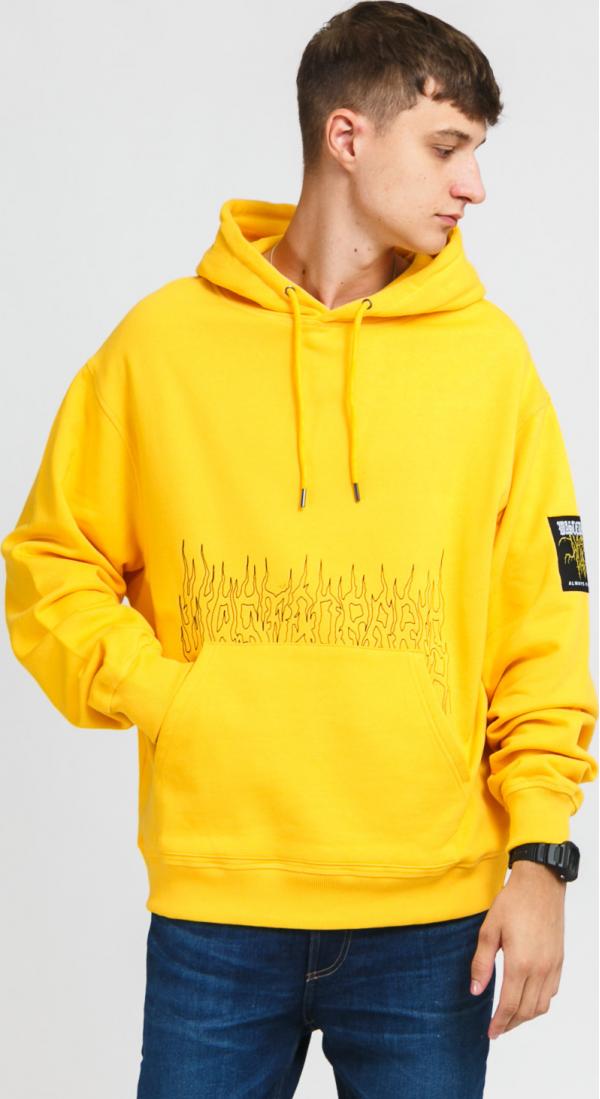 Wasted Paris Hoodie Fire Cult žlutá