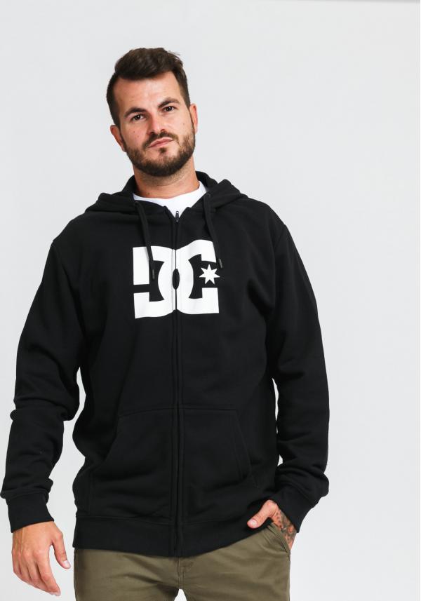 DC DC Star Zip-Up Hoodie černá