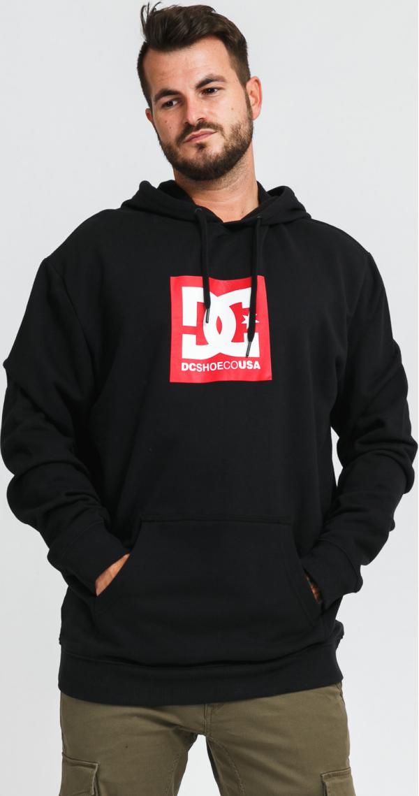 DC DC Square Star Hoodie černá