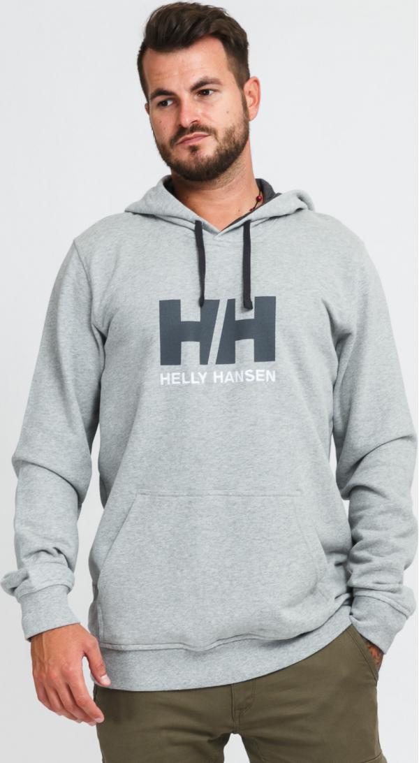 Helly Hansen ogo Hoodie šedá / černá