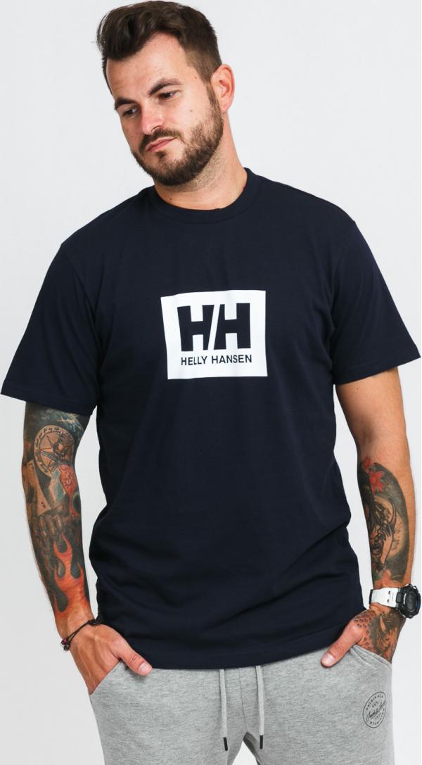 Helly Hansen Box Tee navy